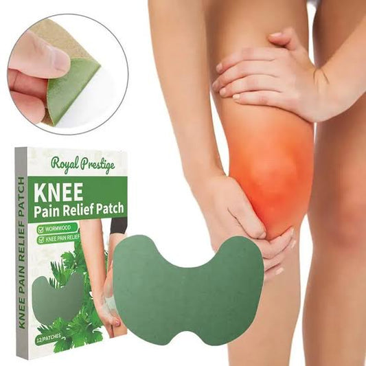 Herbal Knee Pain Relief Patches – 12pcs Self-Adhesive Herbal Patches for Fast Relief