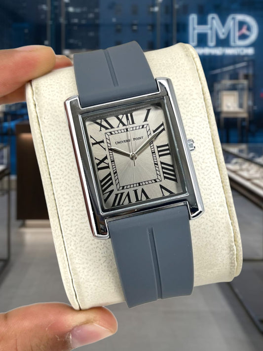 Hugo Boss Tank Solo Quartz Watch for Men – Silicone Strap | Magnet Lock