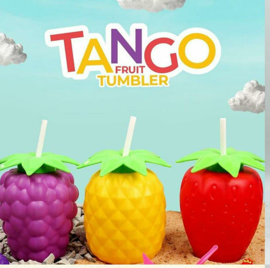 Tango Fruit Tumbler for Kids – Juice & Water Bottle with Straw